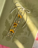 Separador de Libro con Flores Naturales