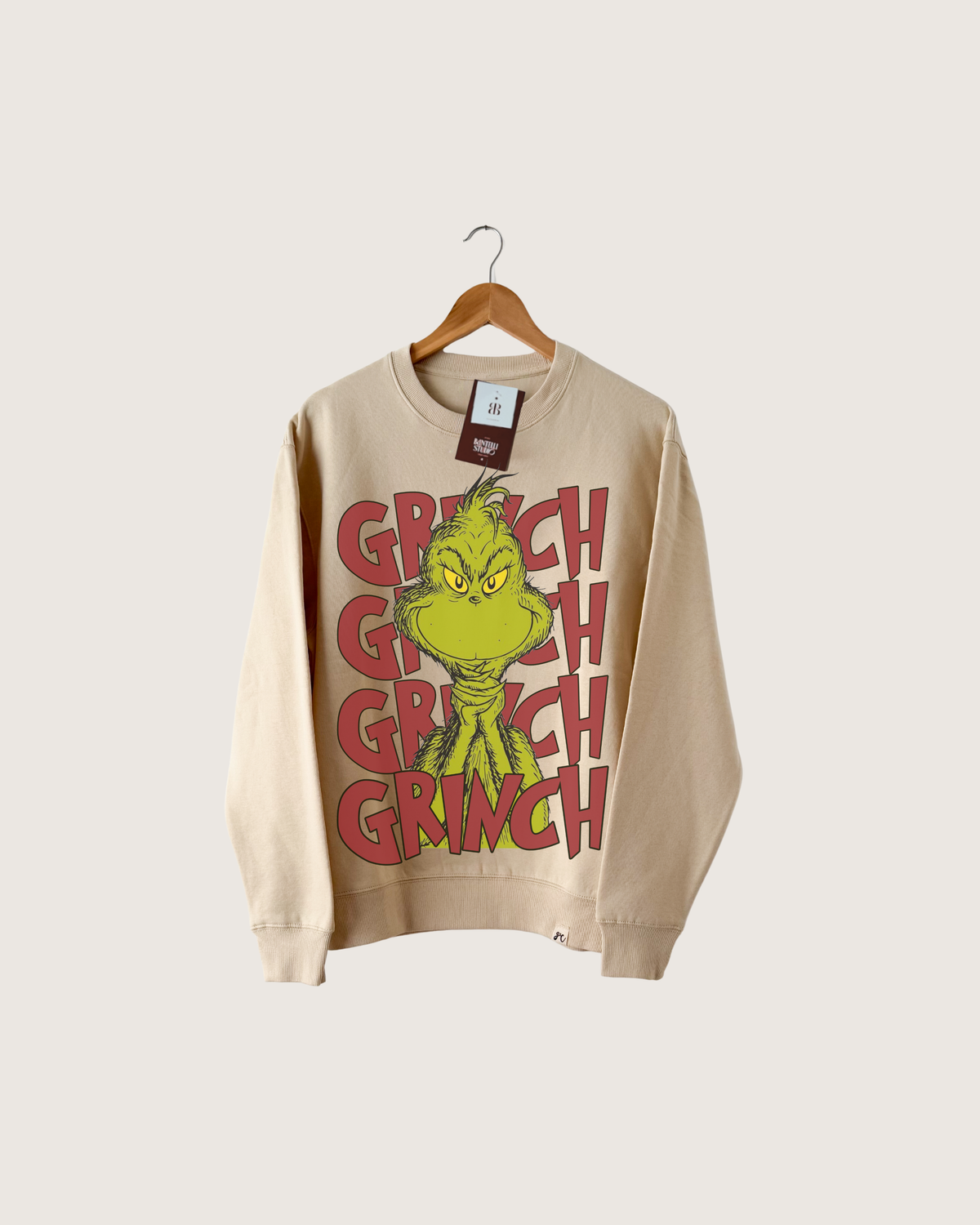 Grinch Retro Pullover